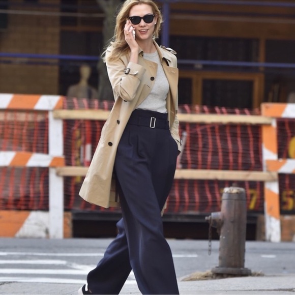 Banana Republic Taupe Gray/ Tan Double Breasted Trench Coat XS - Picture 1 of 13